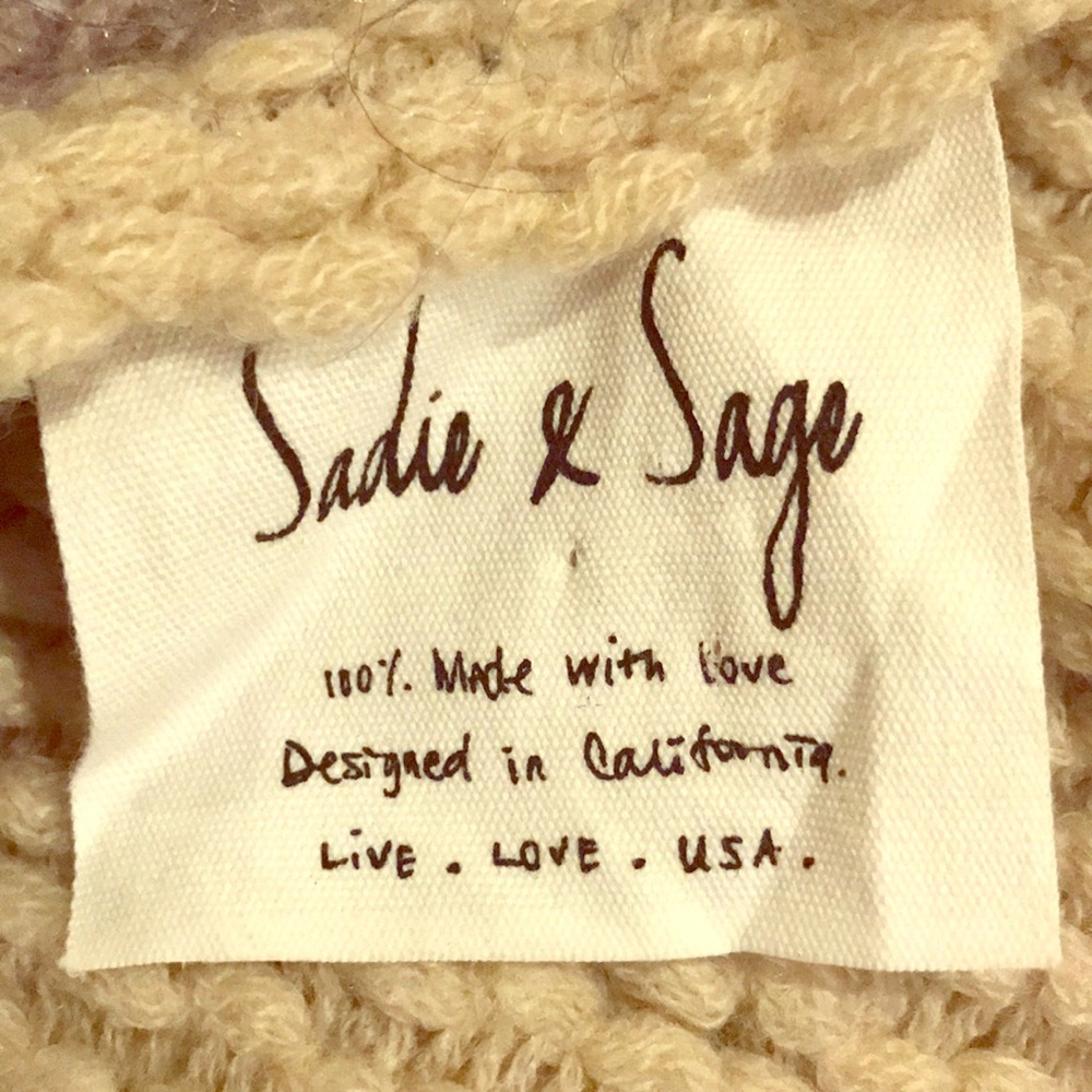 Sadie & Sage winter wrap around scarf extra cozy